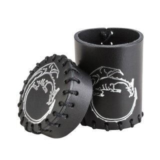 Dragon Black Leather Dice Cup