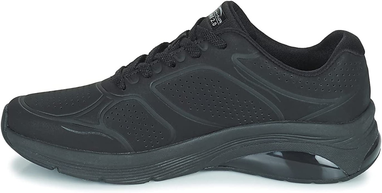 SKECHERS Freizeit Schnürer schwarz