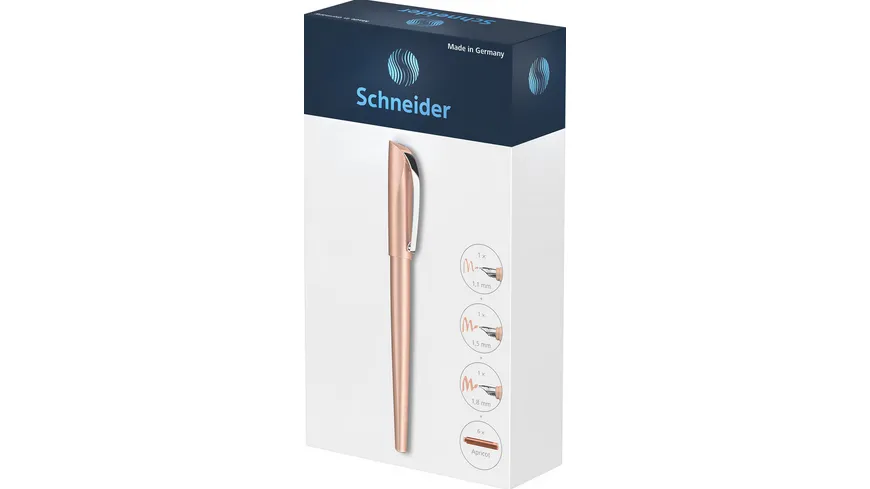 Schneider Schreibgeräte-Set Schönschreibfüller Callissima Apricot