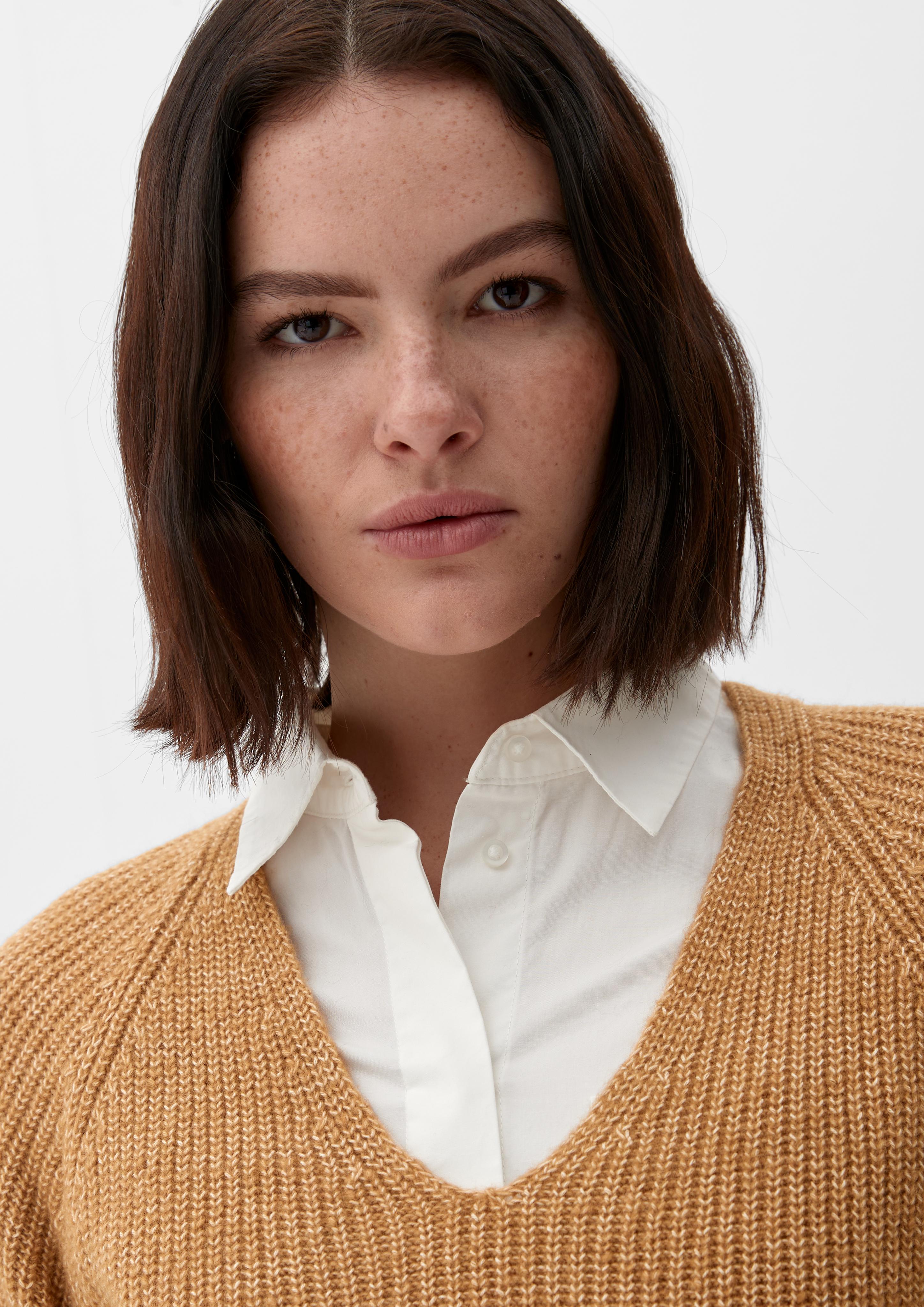 Strickpullover mit V-Ausschnitt  2124197-8469