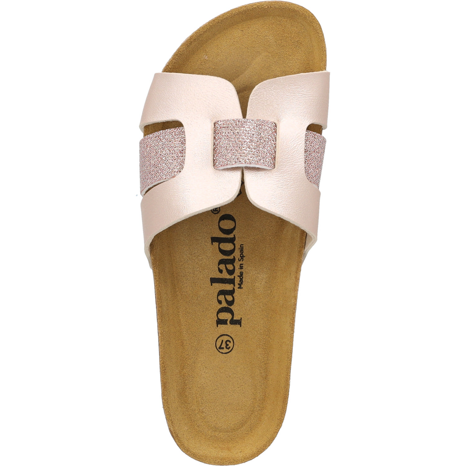 Palado Crisui, Pantoletten, Damen, Rosa Metallic