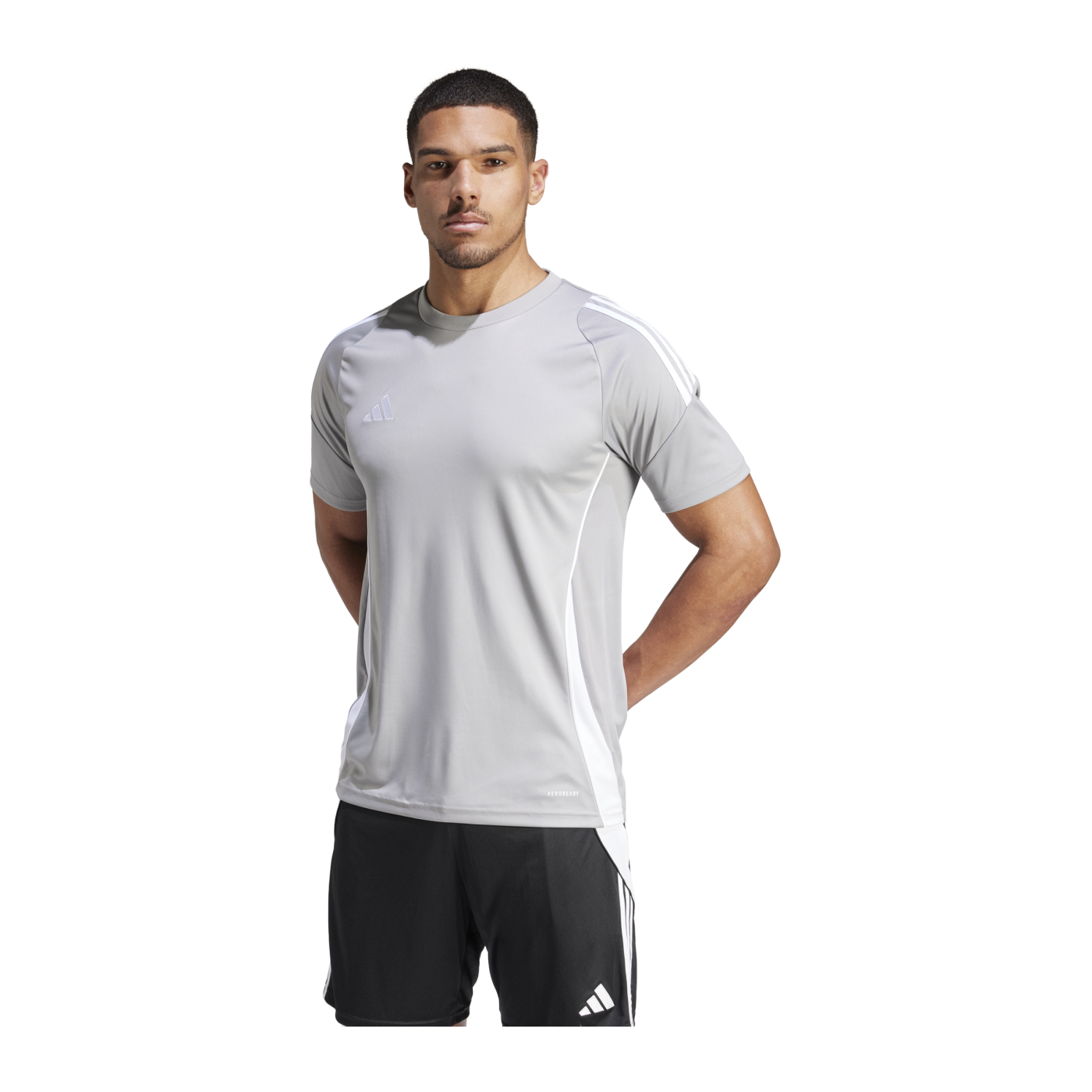 adidas Tiro 24 Trikot Grau Weiss