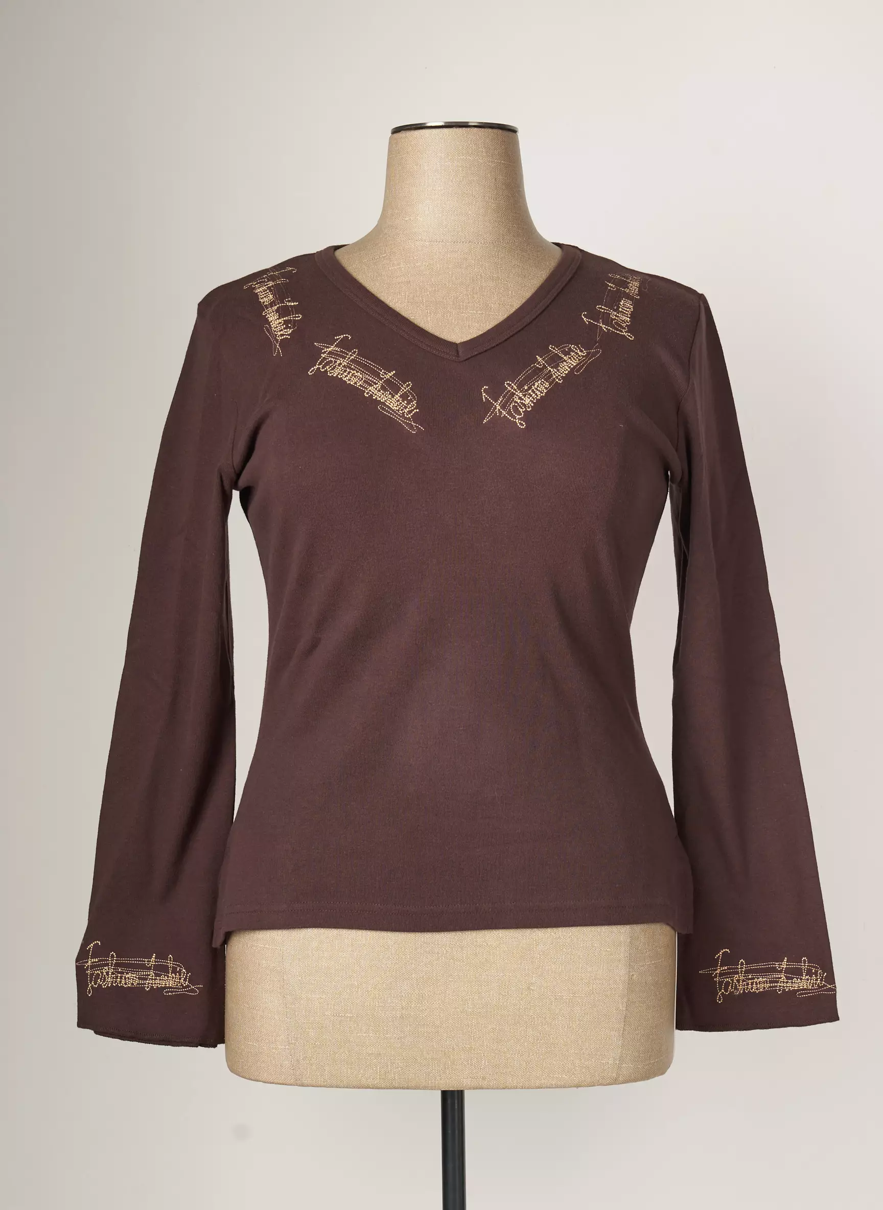 Fashion Junkie Tshirts Femme couleur marron