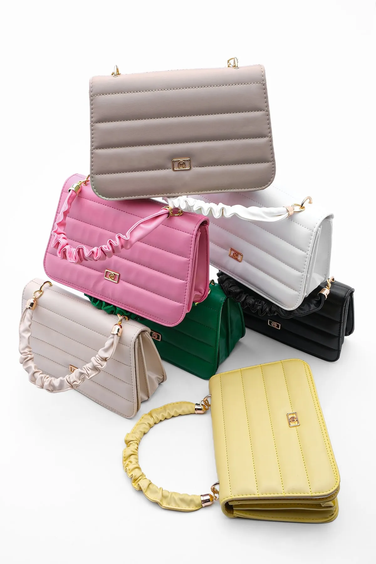 Marjin  Damen Hand&Schultertasche Umhängetasche Lenci Nerz