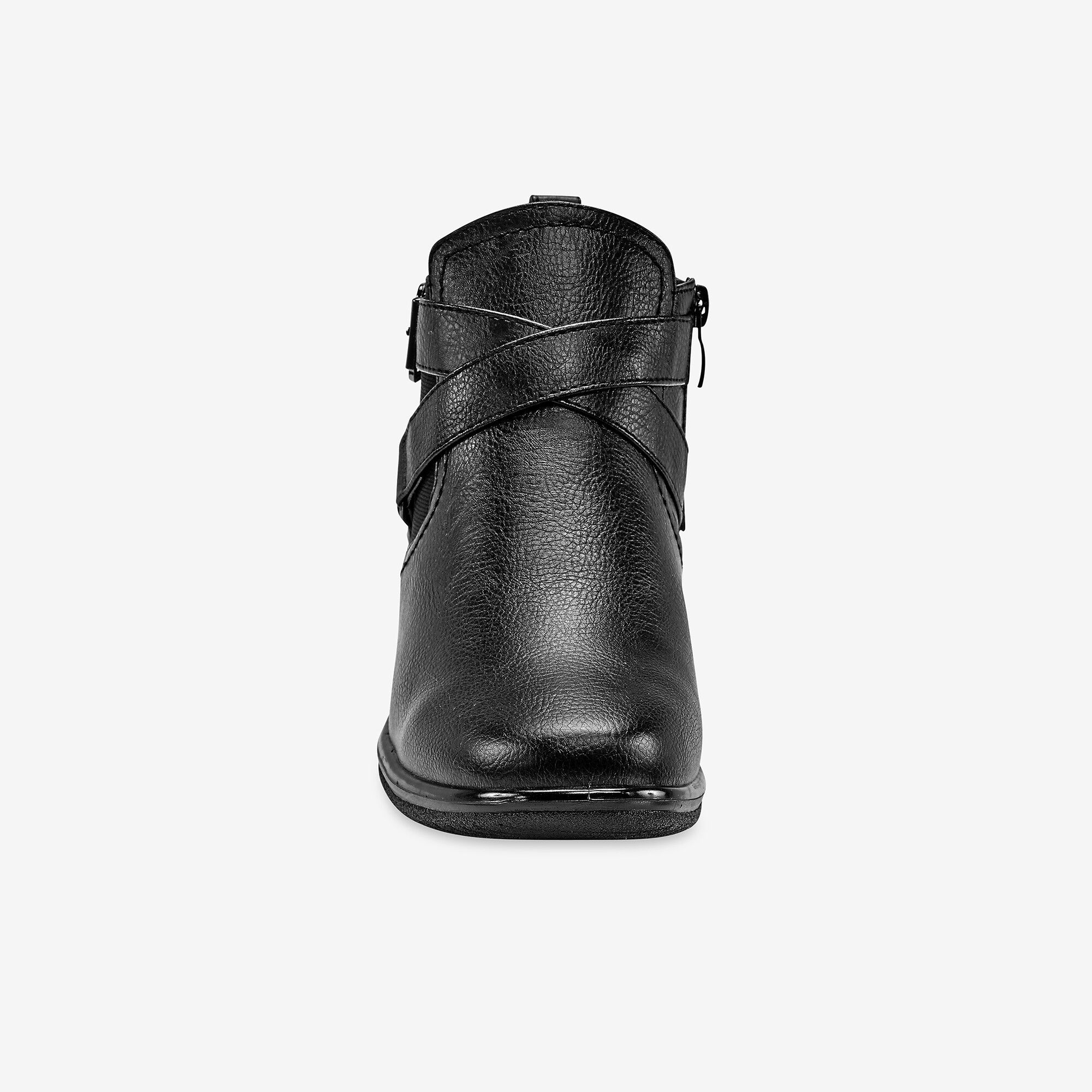 Low-boots confort compensées et zippées