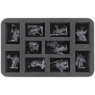 Feldherr 275×172×50mm Schaumstoffeinlage - 10 Fächer