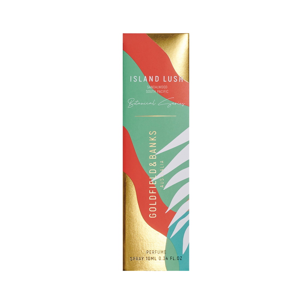 goldfield & bank ISLAND LUSH PERFUME 10ml - TRAVEL SPRAY Eau de Parfum