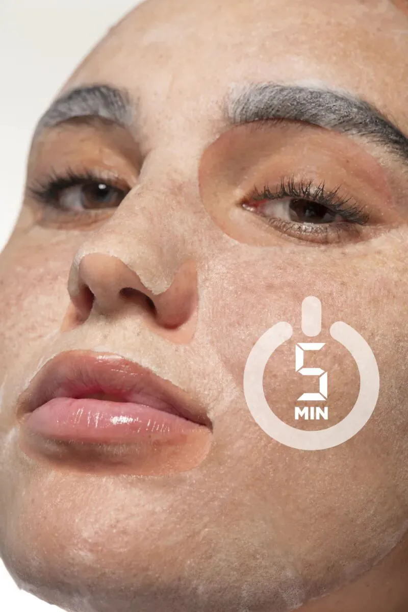 Garnier Skin Naturals Firming Ampoule Sheet Mask med hyaluronsyre og vandmelonekstrakt