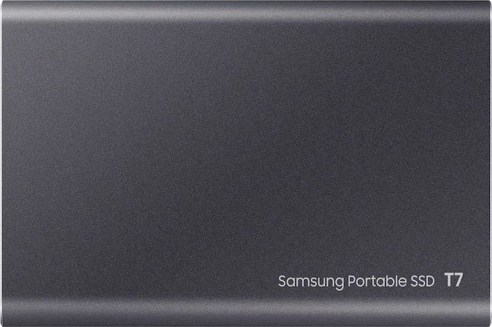 Samsung Portable SSD T7 externe SSD (1 TB) 1050 MB/S Lesegeschwindigkeit, 1000 MB/S Schreibgeschwindigkeit