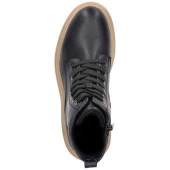 Tom Tailor Schnür Boots in schwarz