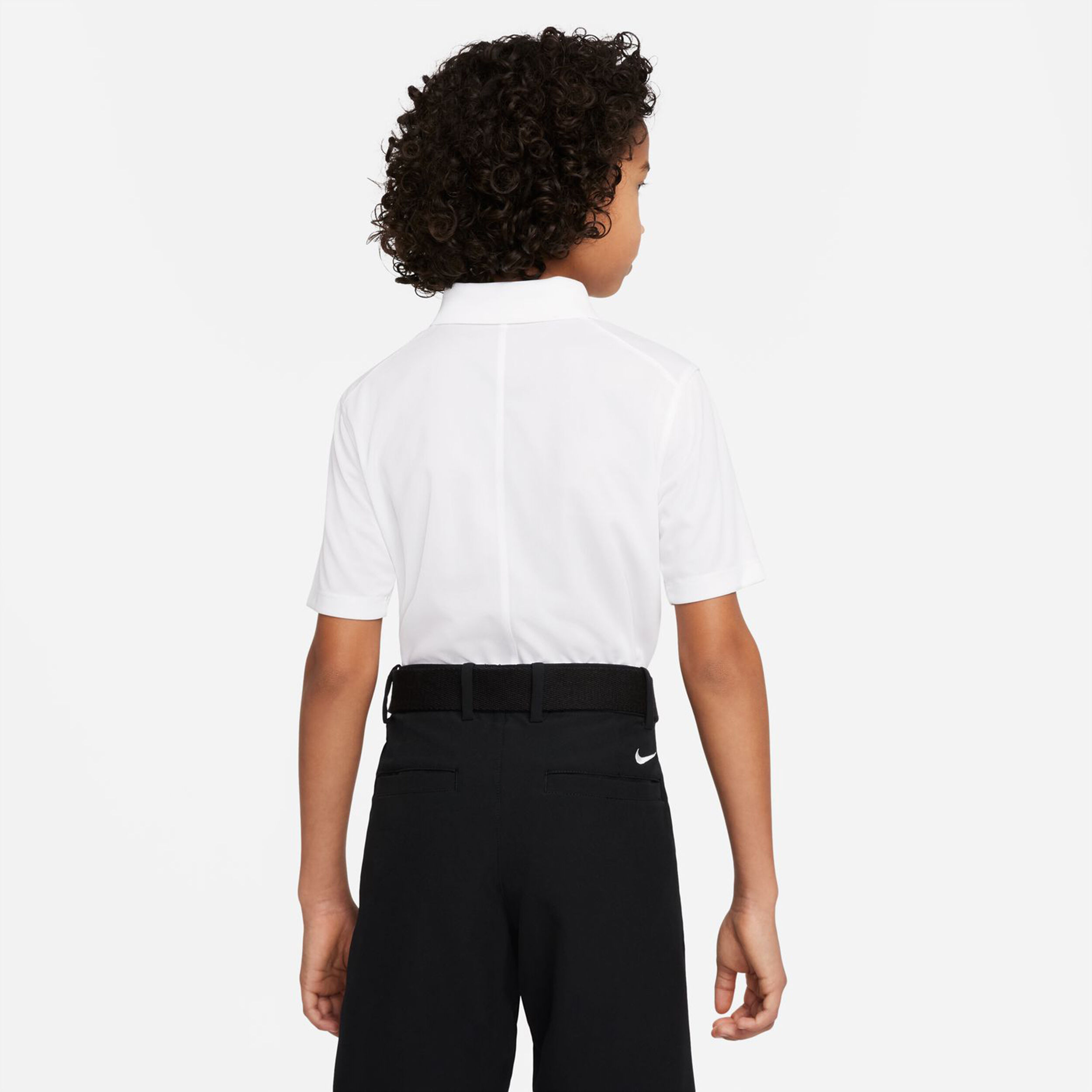 Dri-Fit Victory Polo Jungen - Weiß, Schwarz