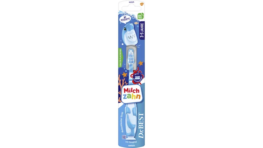 Dr.BEST KIDS Milchzahn Zahnbürste weich