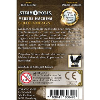 Steamopolis - Versus Machina - Kampagnen-Erweiterung (DE)