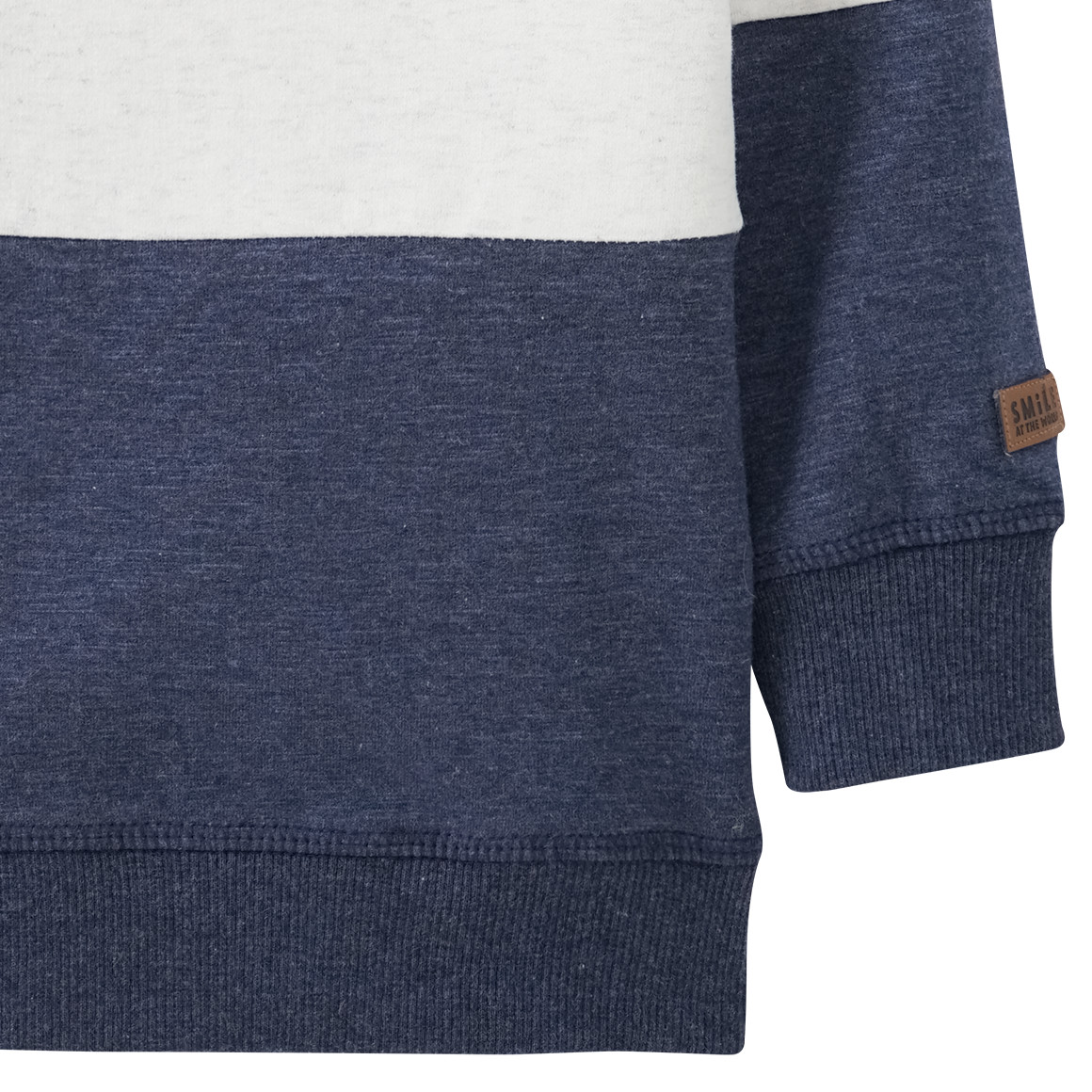 Baby Sweatshirt mit Schalkragen