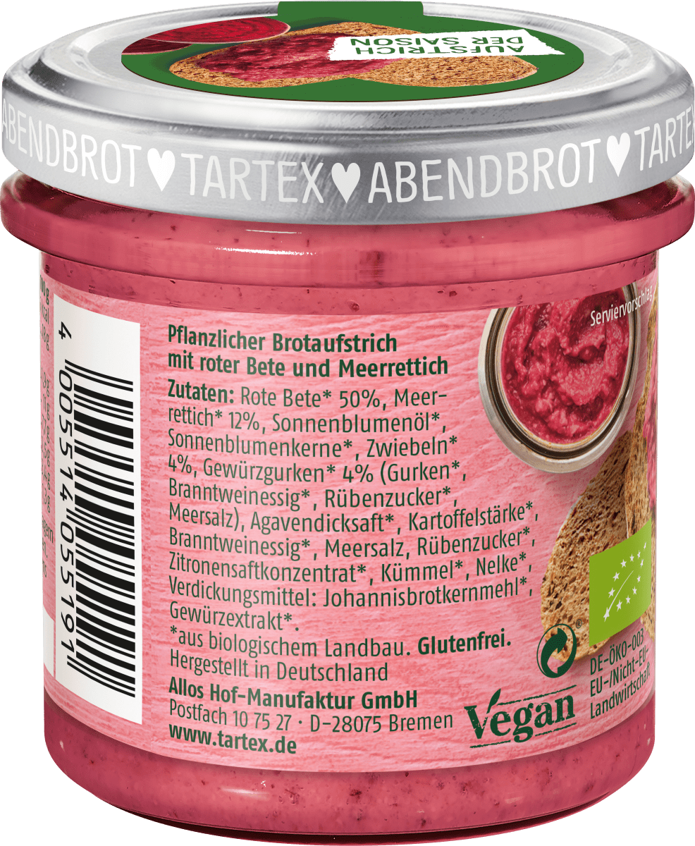 Brotaufstrich, Rote Bete Meerrettich, 135 g
