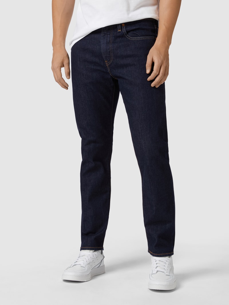Tapered Fit Jeans mit Stretch-Anteil Modell '502 Taper' - ‘Water<Less™’ in dunkelblau