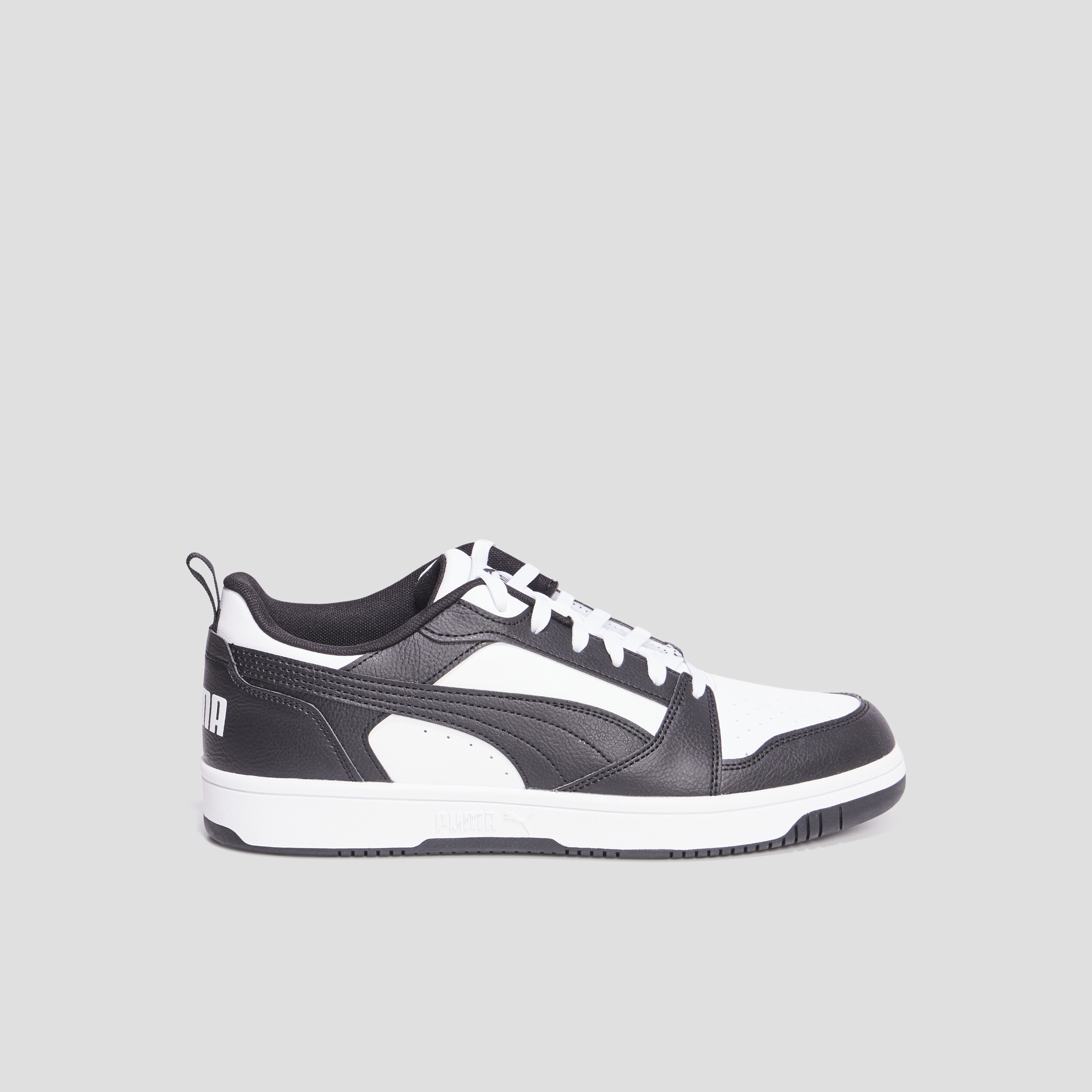 Tennis basses à lacets Puma Rebound V6 noir homme | La Halle