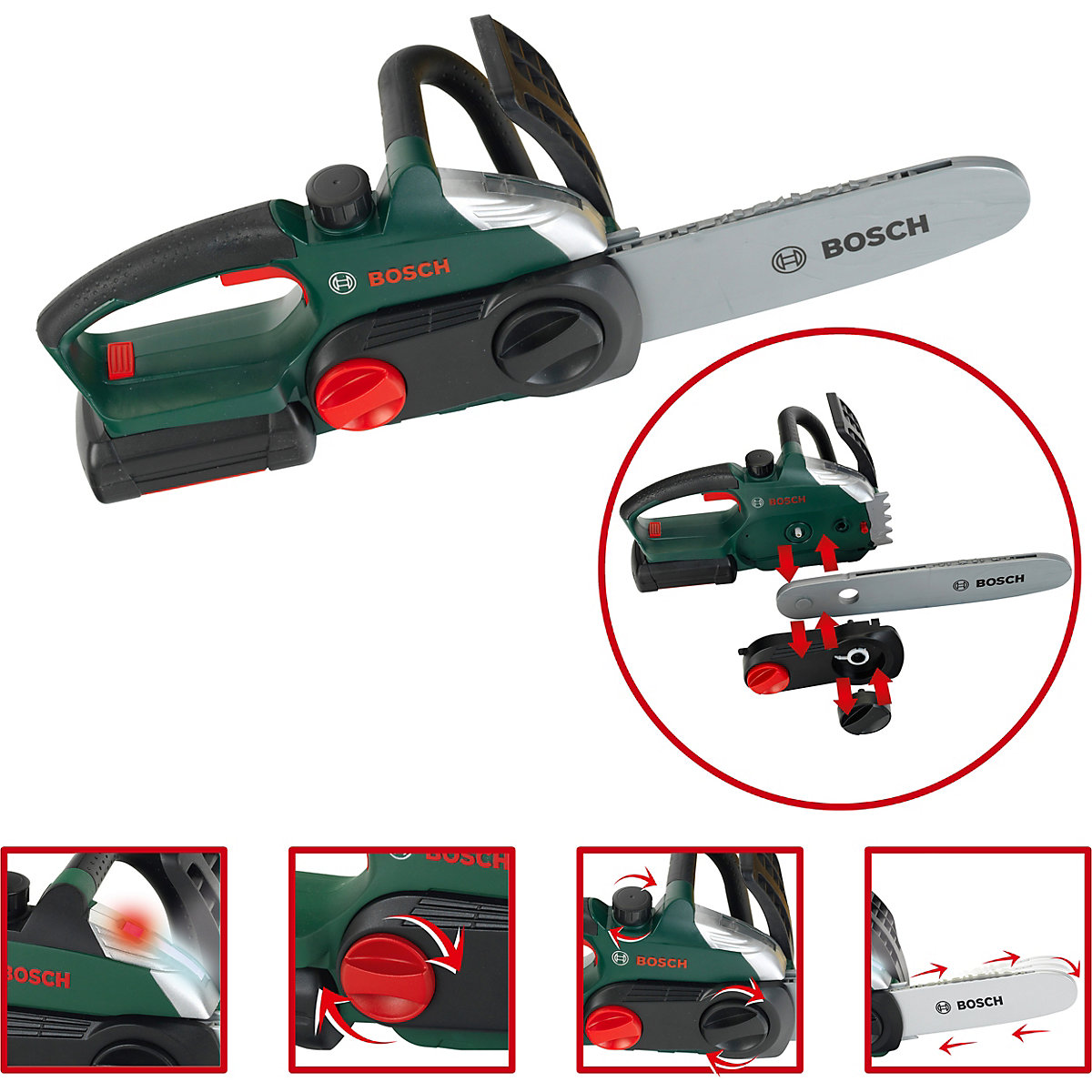 BOSCH Kettensäge mit Zubehör