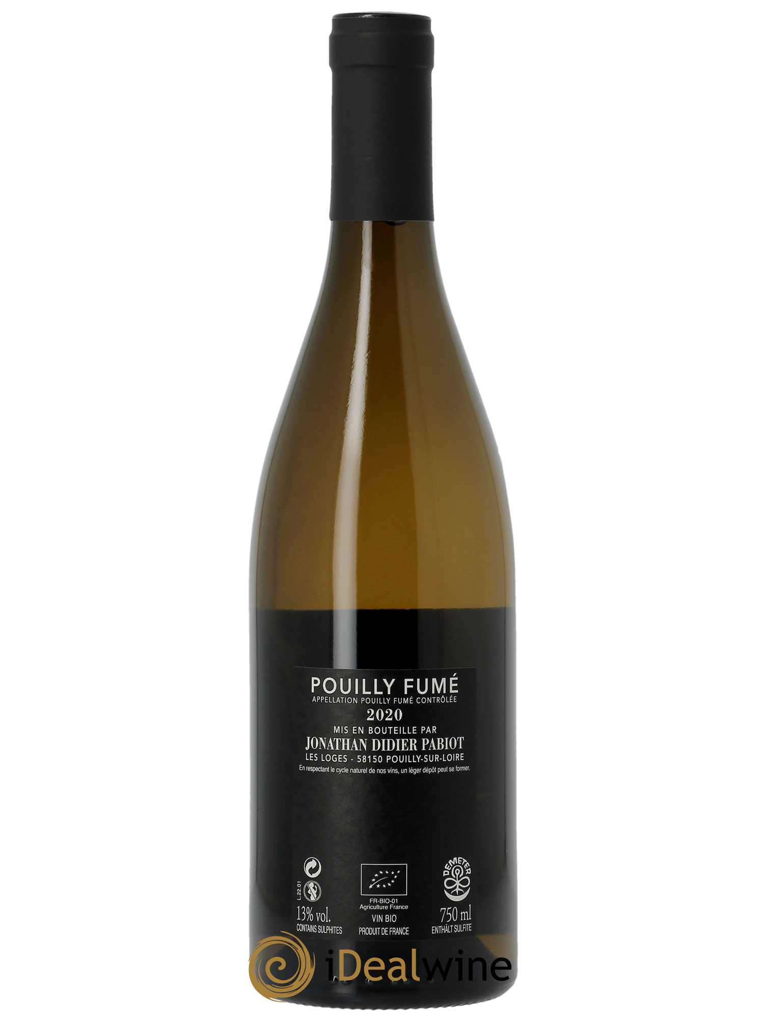 Pouilly-Fumé Utopia Jonathan Didier Pabiot  2020 - Lot de 1 Bouteille