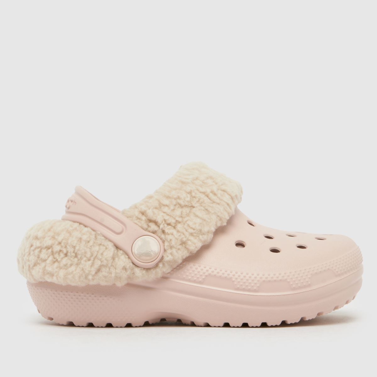 Crocs ljusrosa Classic Blitzen IV träsko för flickor, småbarnssandaler