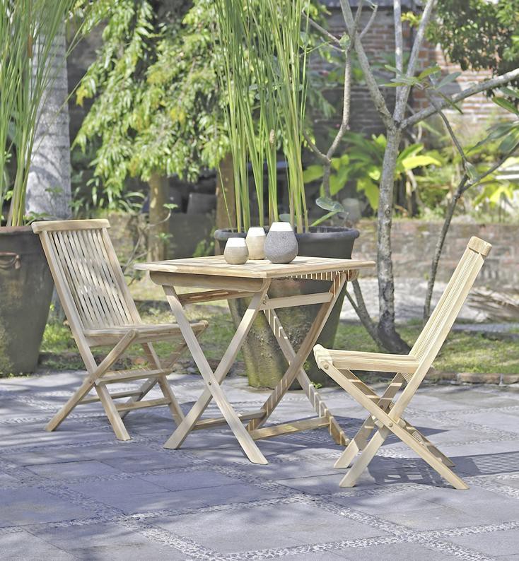 Garden Pleasure Harms Tisch JAVA, quadratisch 70x70cm, Teak