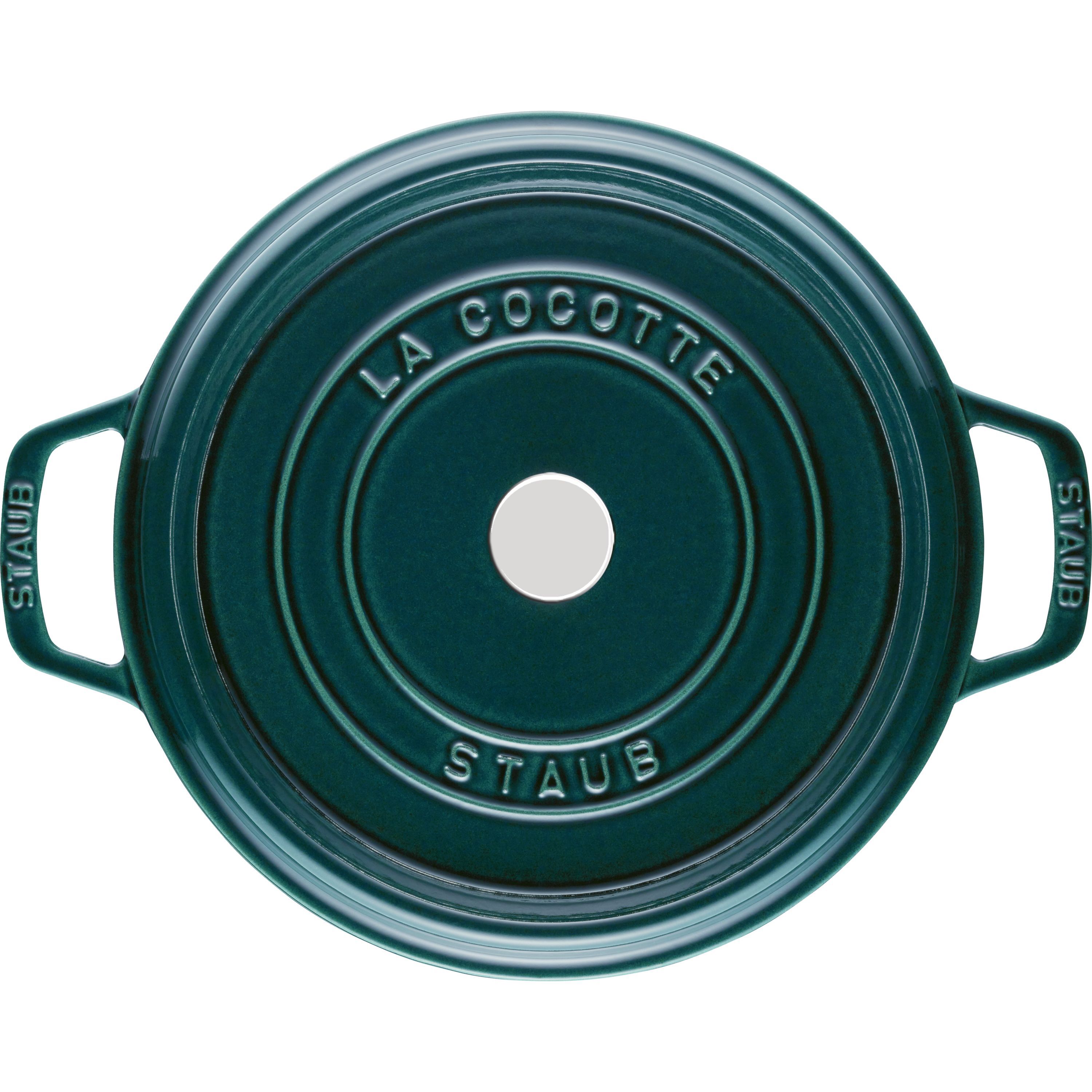 Cocotte 28 cm, rund, La-Mer, Gusseisen