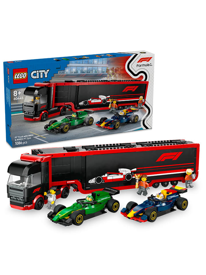 LEGO LEGO® City F1® Transporter mit RB20 & AMR24 F1® Rennautos - ab 8 Jahren günstig kaufen onesize