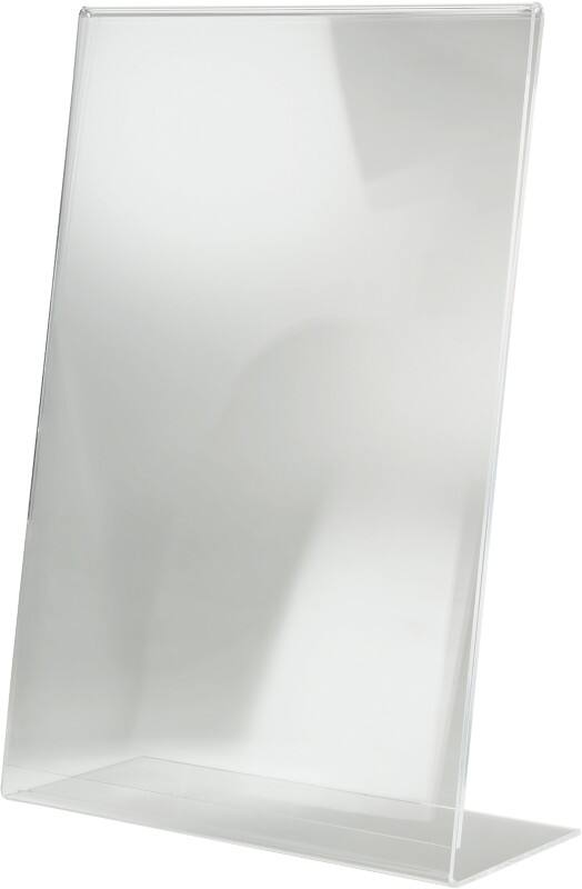 Sigel Tischaufsteller DIN A3 L-Form 30 (B) x 11 (T) x 42,5 (H) cm Transparent