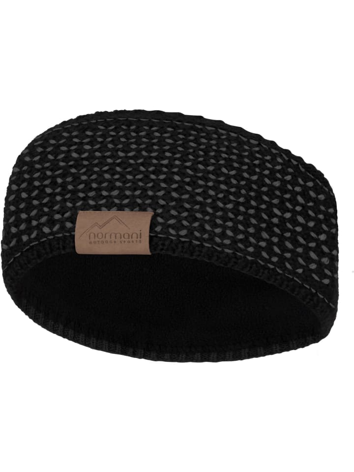 Normani Outdoor Sports Stirnband Lillpite in Schwarz/Anthrazit günstig kaufen onesize