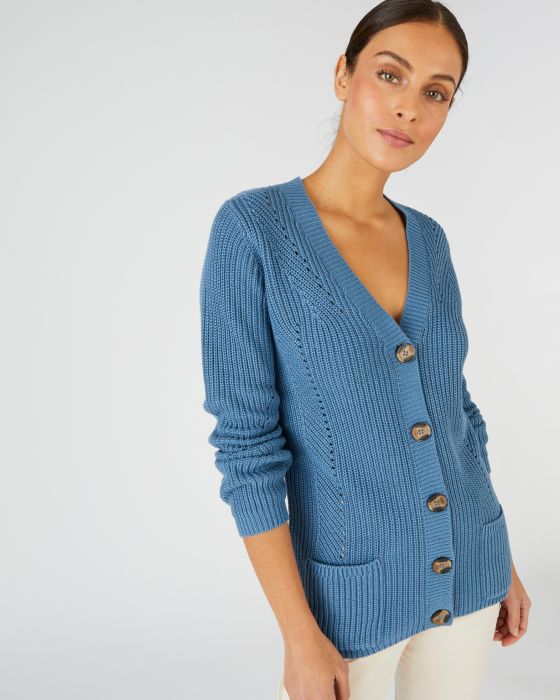 Gilet maille perlée