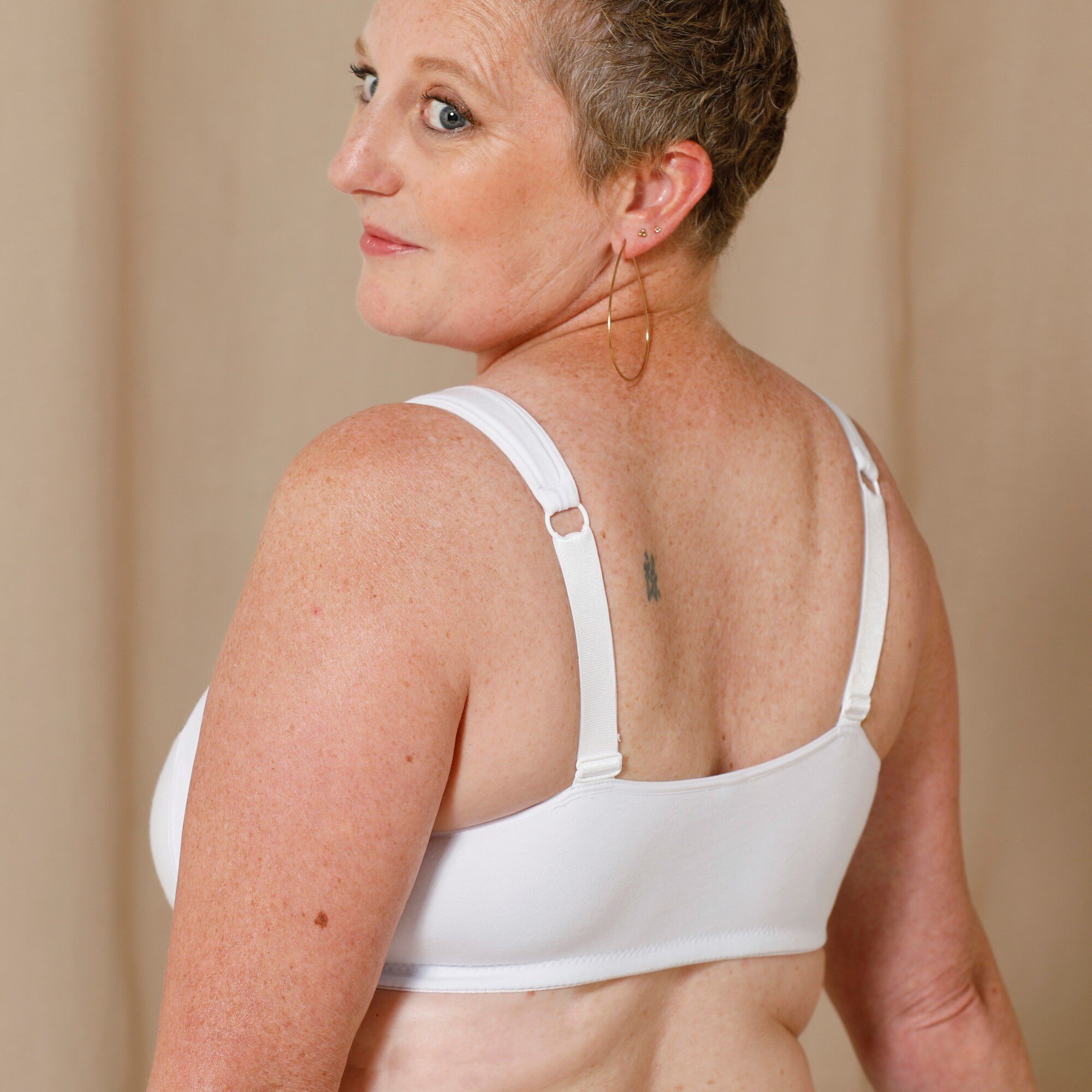 Soutien-gorge post-opératoire zippé devant