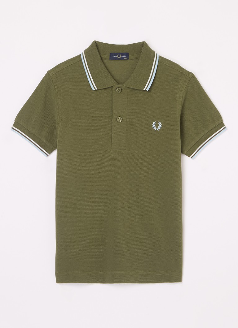 Fred Perry Polo shirt made of piqué cotton with logo embroidery