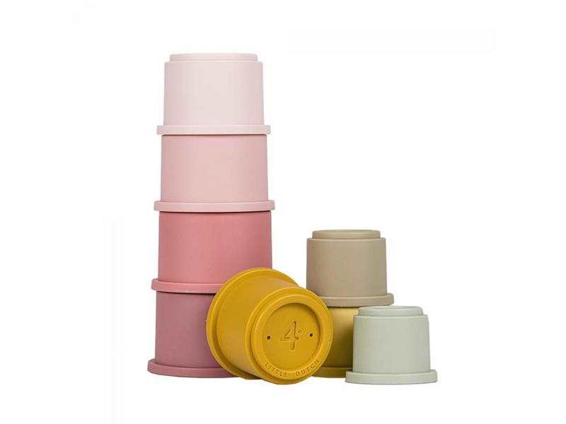Gobelets empilables Rose
