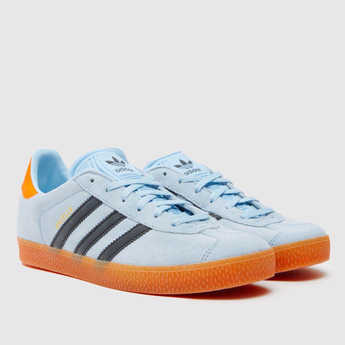 adidas ljusblå Gazelle Pojkar Ungdomsskor