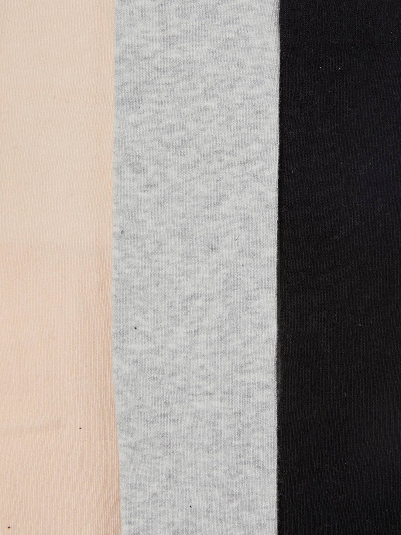 Lot de 3 paires de collants fille BASICS moutarde