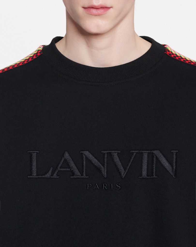 SWEAT-SHIRT OVERSIZE BRODÉ LANVIN SIDE CURB