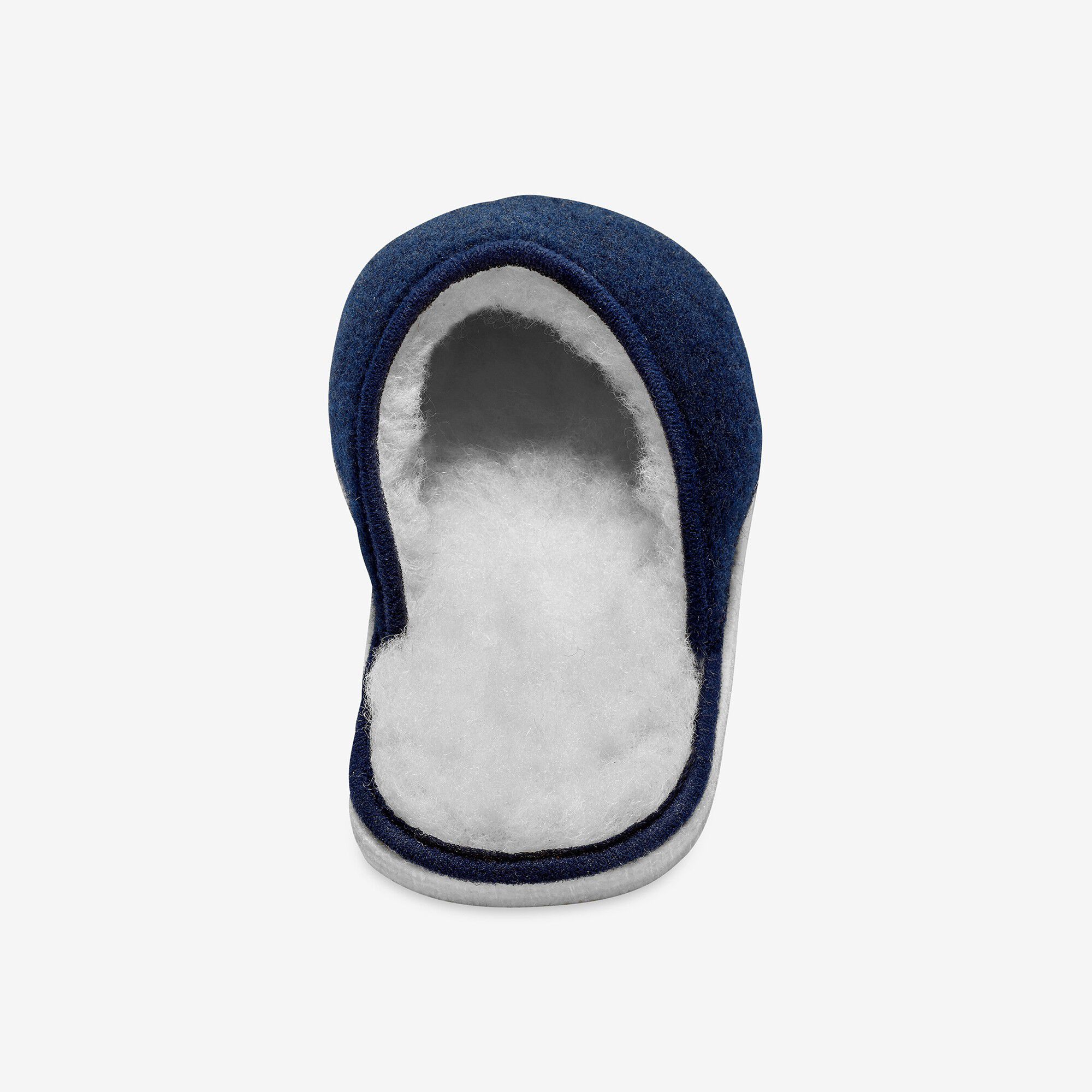 Mules homme silencieuses fourrées laine