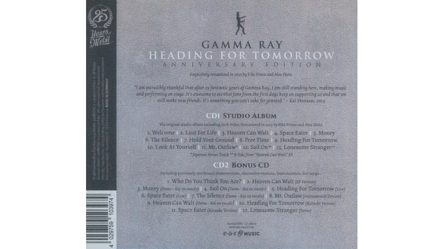 Heading For Tomorrow (Anniversary Edition)
