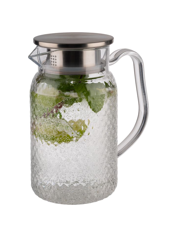 APS Saft-/ Wasserkanne in transparent, Ø 10 cm, H: 19 cm, 1 Liter     günstig kaufen onesize