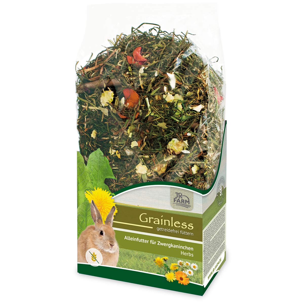 JR Farm Grainless Herbs Zwergkaninchen 400g kaufen