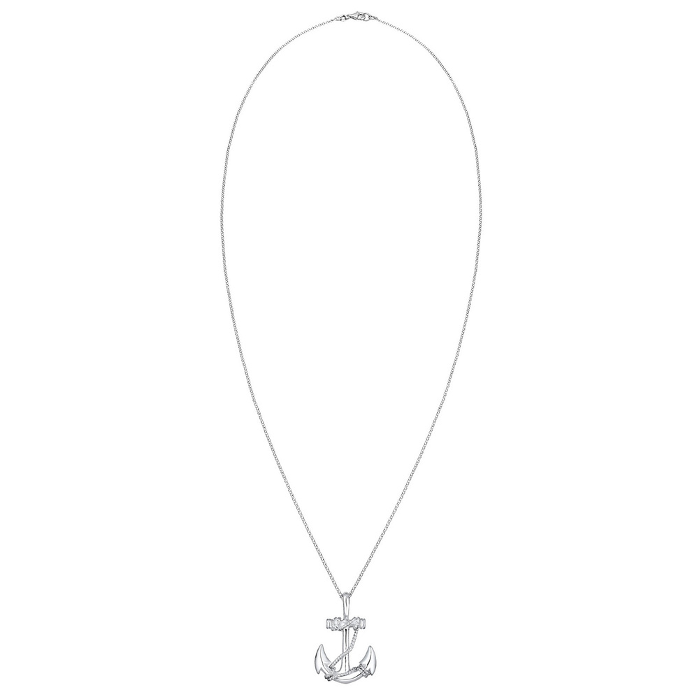 KUZZOI KUZZOI Collier D'Ancrage Collier Homme  (925/1000) Argent collier