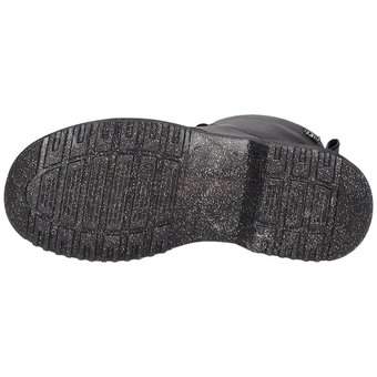 Barbarella Schnür Boots in schwarz