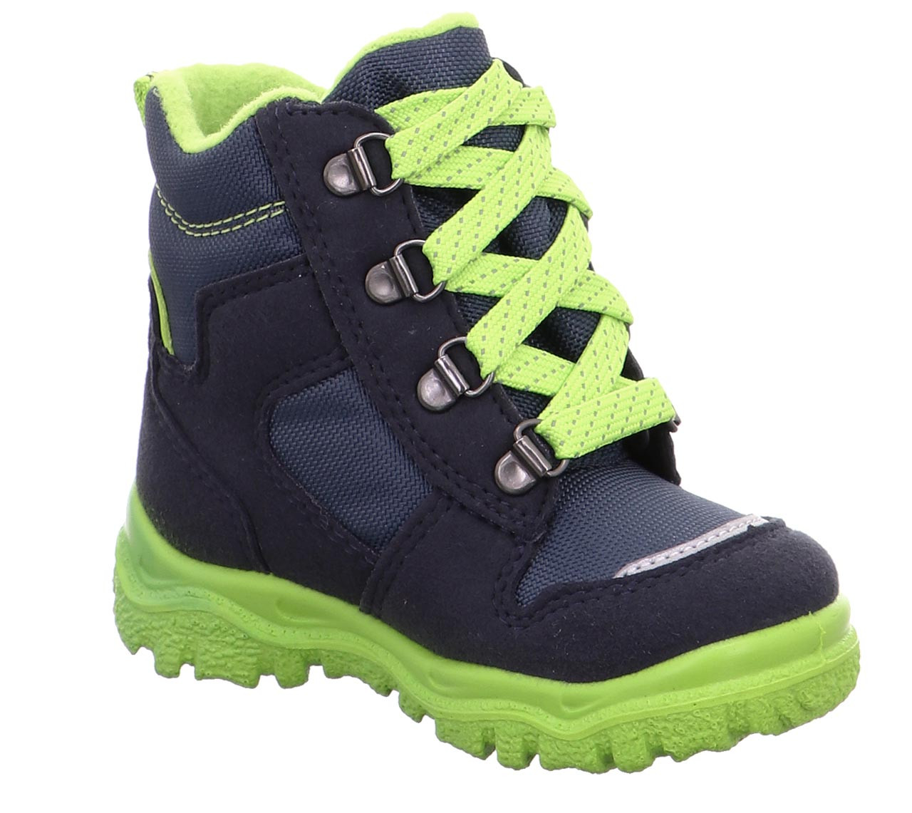 HUSKY1 - Blau/GrünBoots mit Schnürung