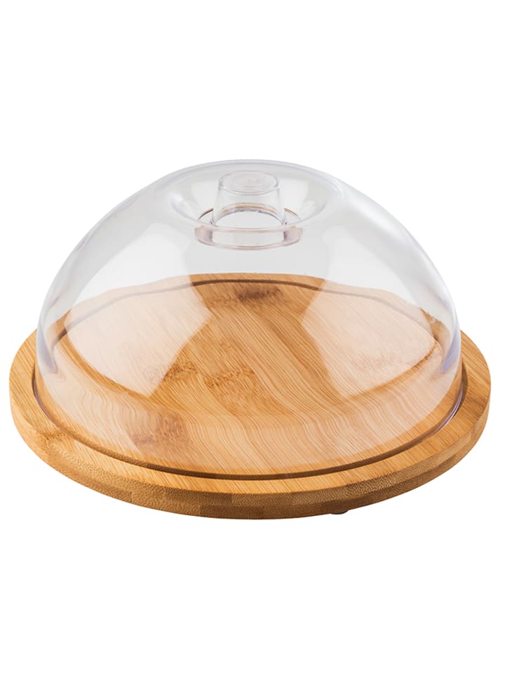 APS APS Bambus Tablett mit Haube Ø20,5 cm  günstig kaufen onesize