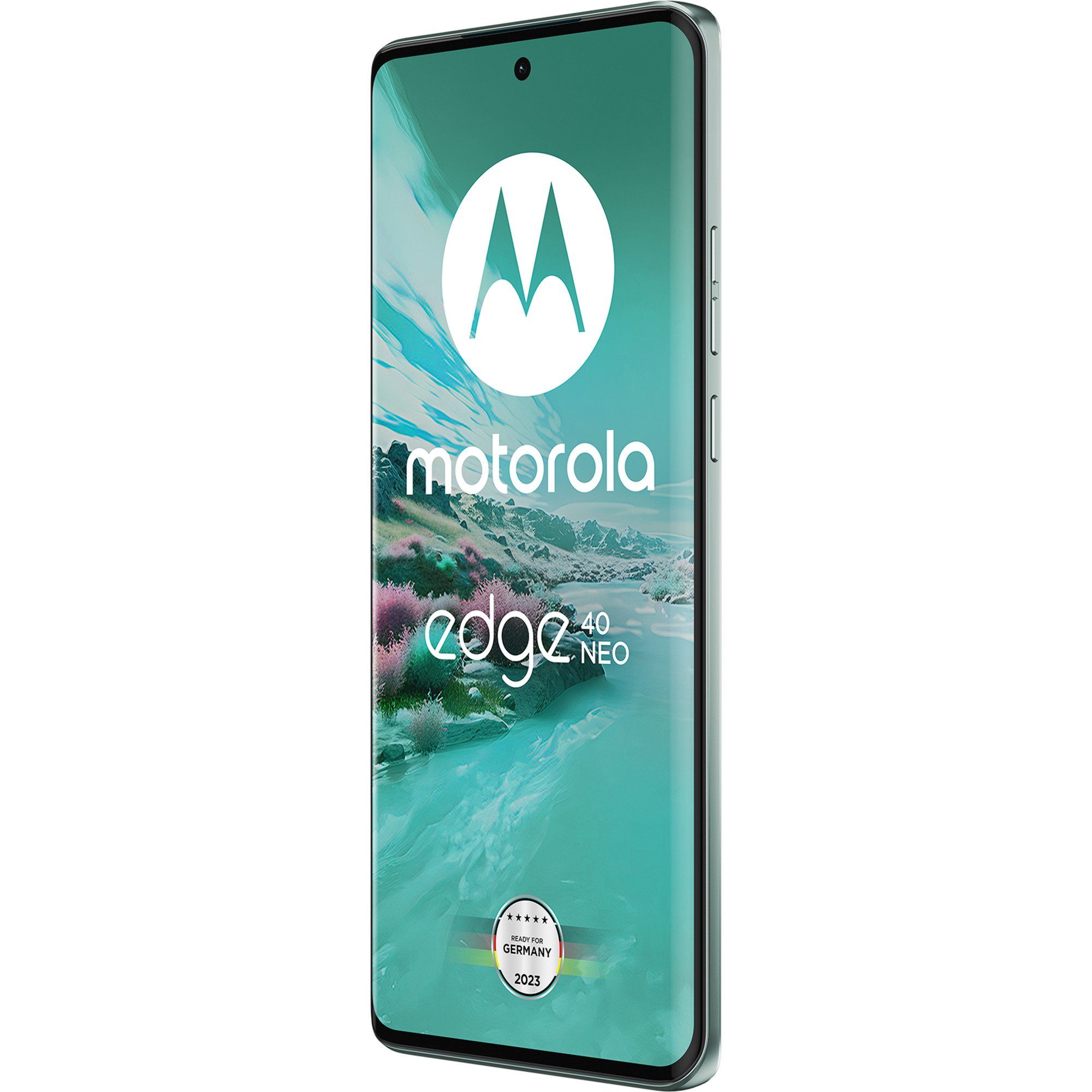 Motorola Motorola edge 40 Neo 256GB, Handy, (Caneel Bay, Smartphone (50 MP MP Kamera)