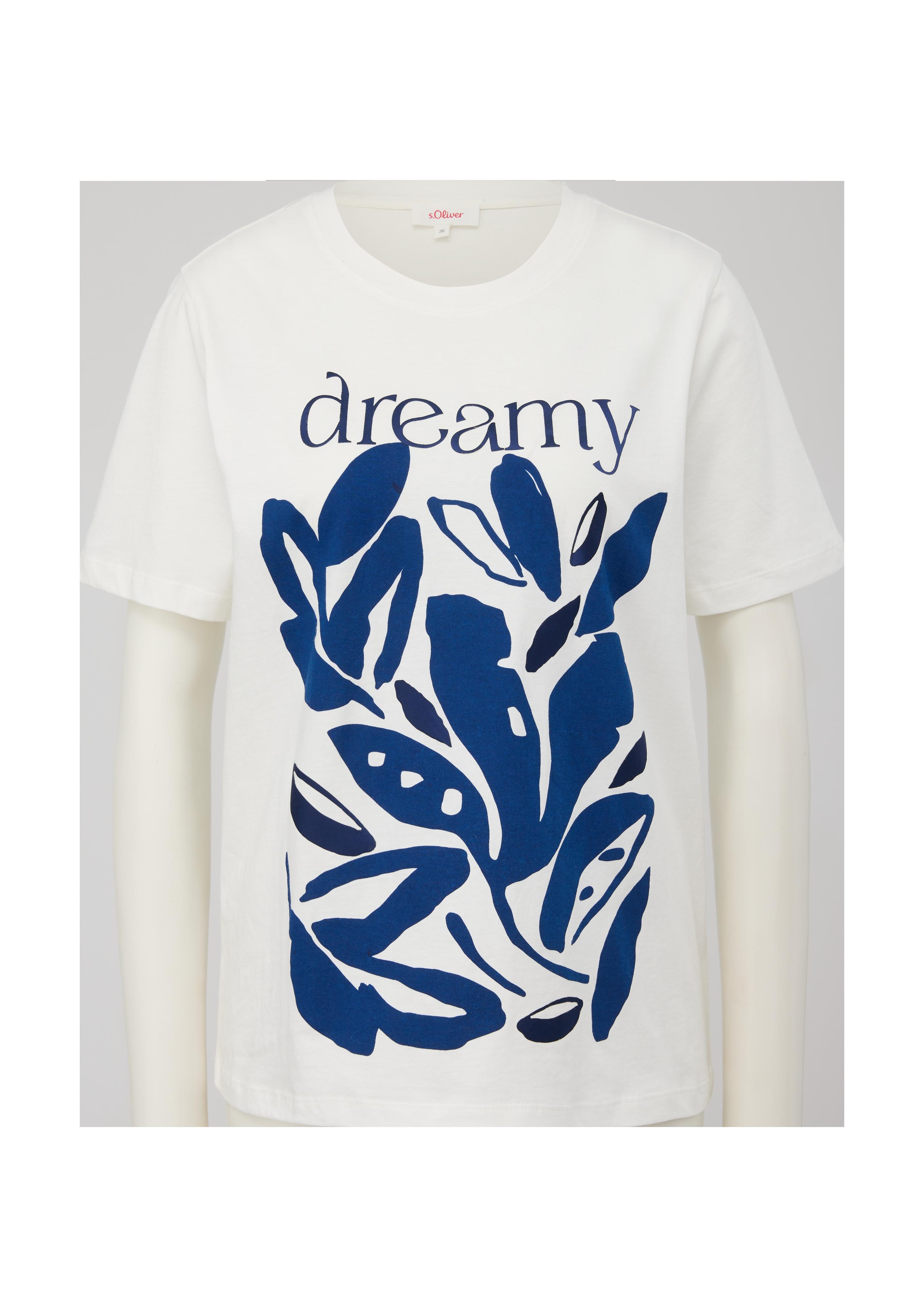 Baumwollshirt mit Frontprint  2133136-02D1