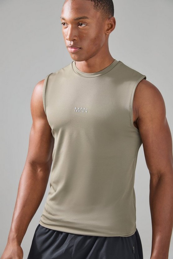 Man Active Kompressions Tanktop