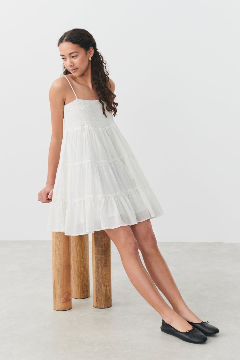 Y single gauze dress