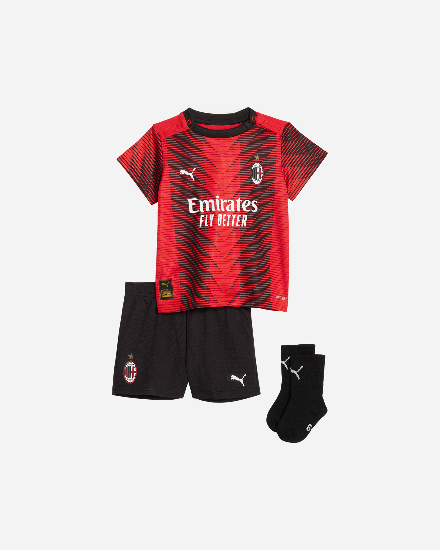 Oficiálne futbalové oblečenie Puma AC Milan Home 23-24 Jr 770387-01