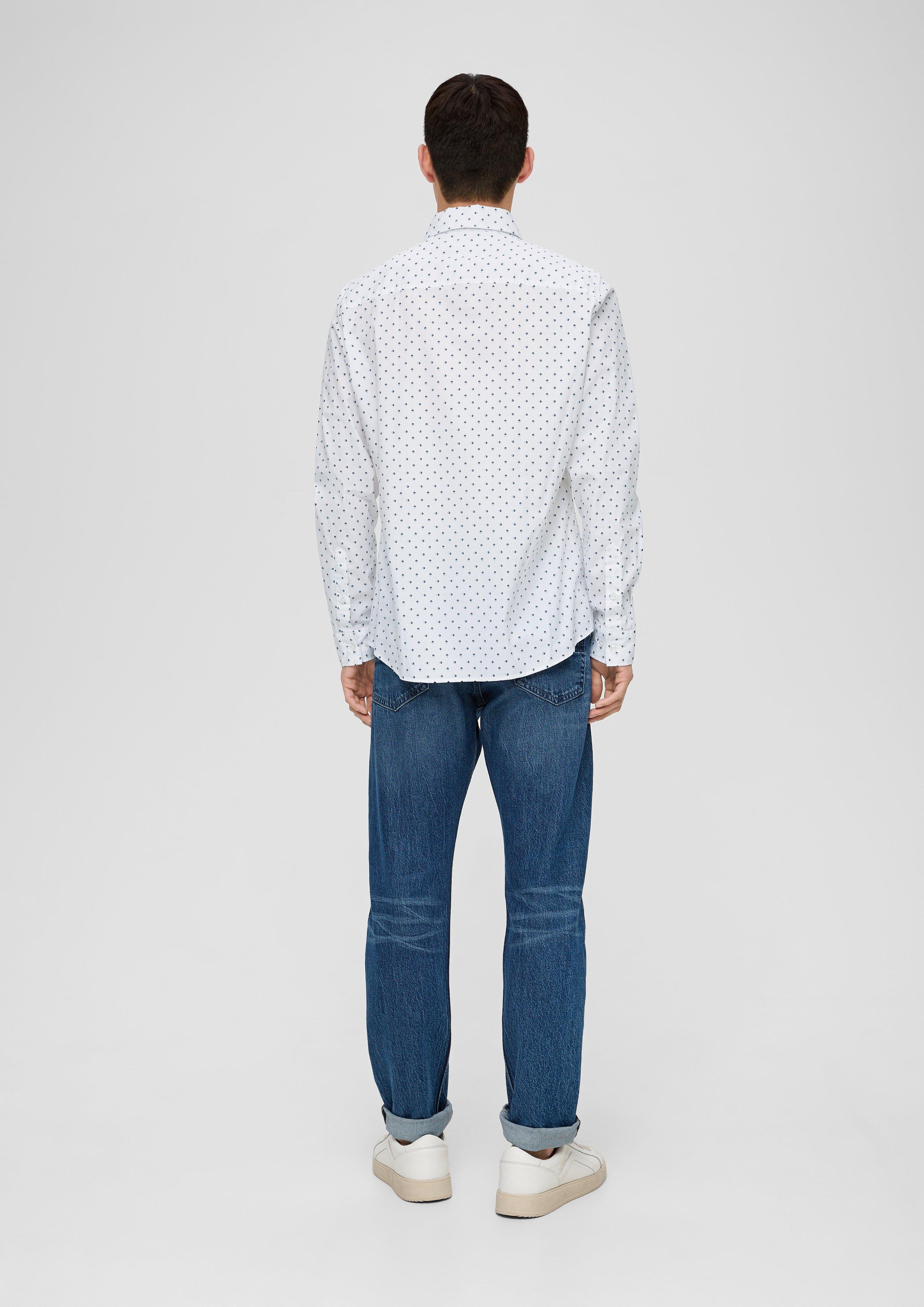 Slim: Hemd aus Baumwollstretch  2133419-01A0